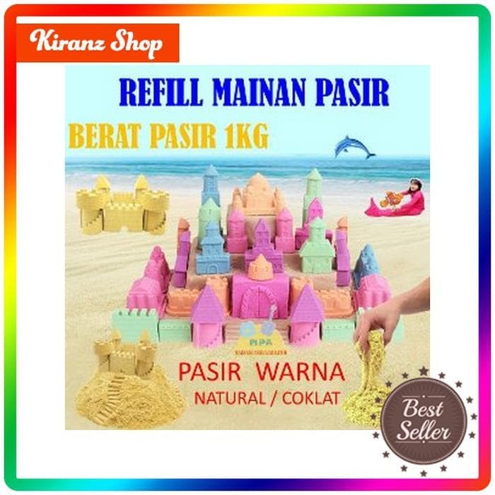 Refill Pasir Ajaib Play Sand Model Sand Magic Sand Melatih Berkualitas