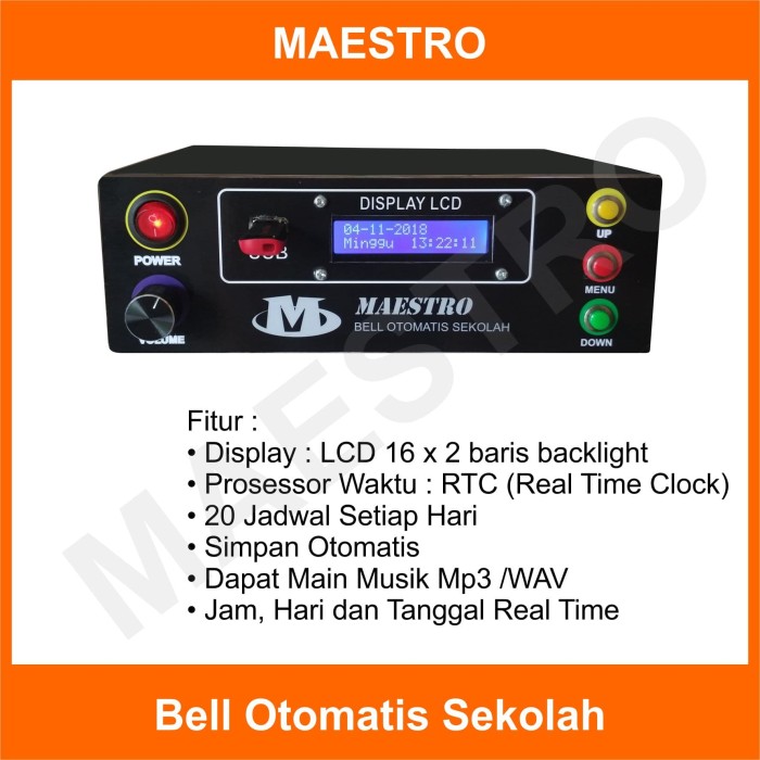 Jual Bell Otomatis Sekolah Maestro | Bel Otomatis Sekolah - Jakarta