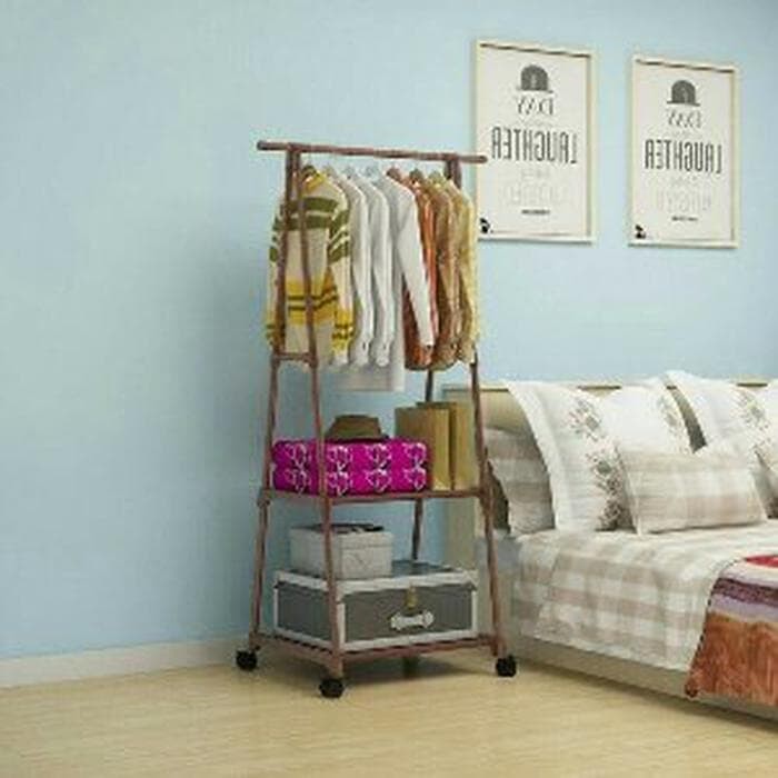 Promo STAND HANGER MULTIFUNGSI GANTUNGAN BAJU RAK BAJU Berkualitas