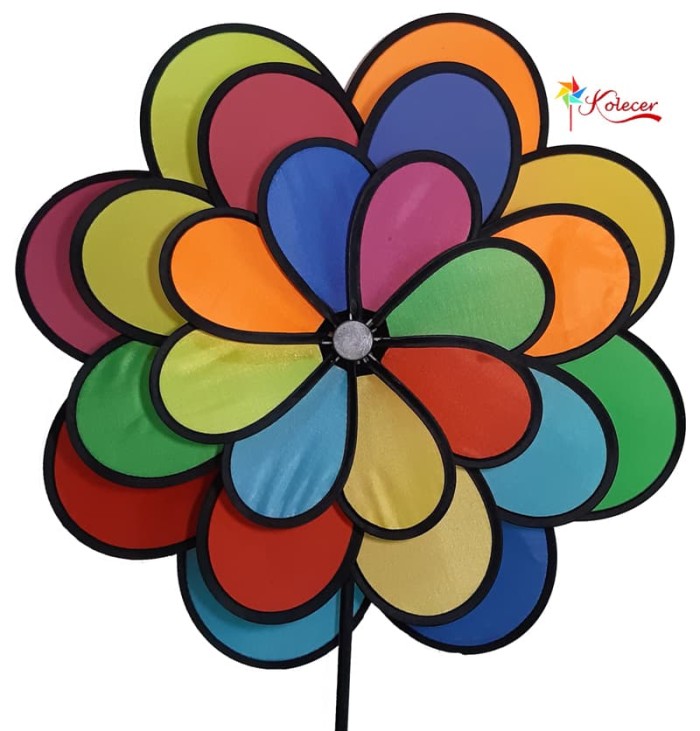 Jual Kolecer Kincir Angin Triple 8 Petal Rainbow Baling