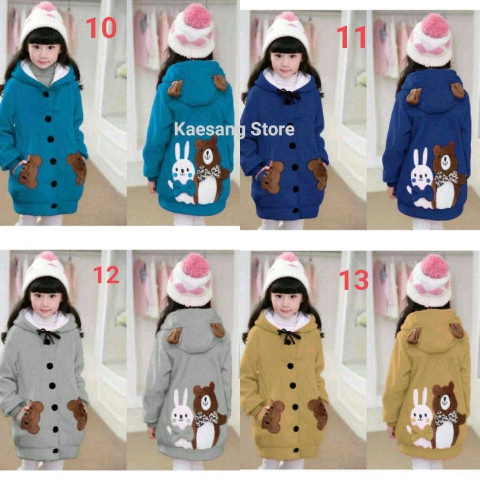 Best KID FUNNY LO - JAKET ANAK PEREMPUAN BABYTERRY CANTIK