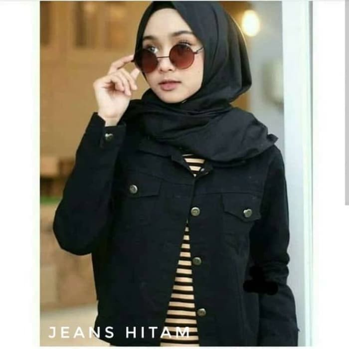 30+ Ide Keren Ootd Jaket Jeans Hitam - Flatpop Megan