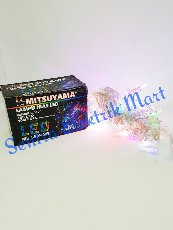 Lampu hias natal / tumblr warna-warni LED Mitsuyama MS-399 RGB