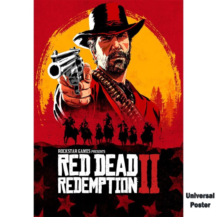 Jual Poster game Red Dead Redemption 2 Universal Poster Tokopedia