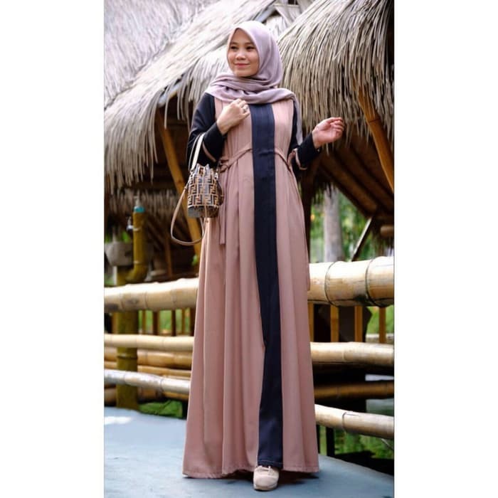 Jual Baju Busana Muslim Wanita Gamis Syari Pesta Kanaya Arabian