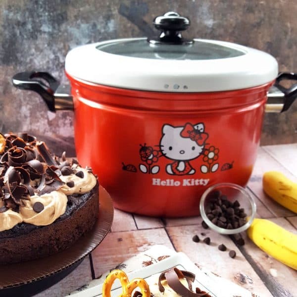 Maspion Panca Guna Hello Kitty / Panci Kukus + Tutup Kaca 22cm - Merah