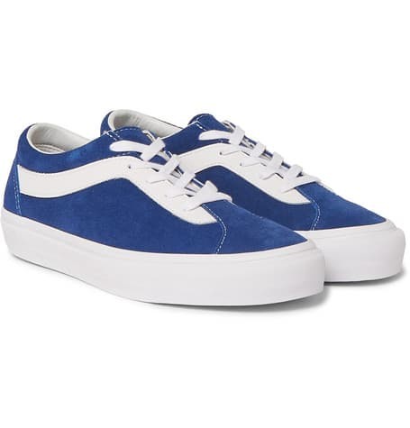 blue and blue vans