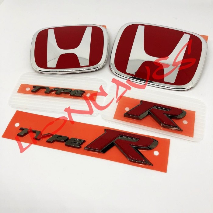 Foto Produk Original Red Emblem. Type R Emblem For Civic Turbo (Sedan / Hatchback) dari lioncaves