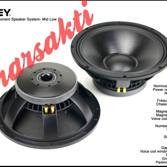 speaker ashley 15 inch subwoofer