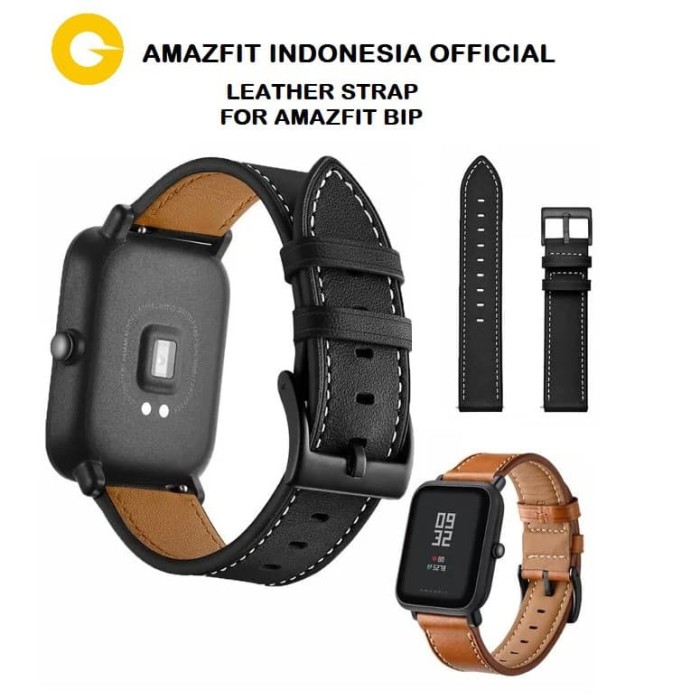 leather strap amazfit bip