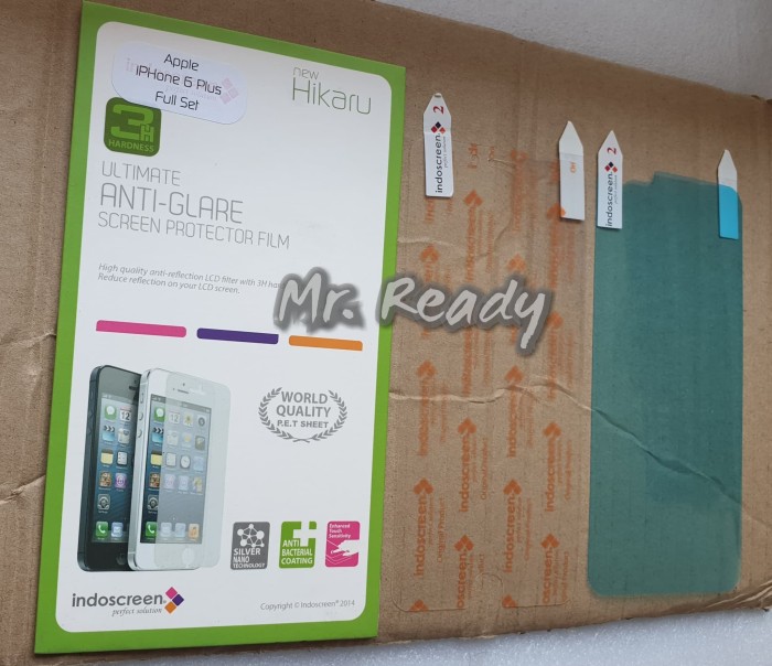 Anti Gores Hikaru Matte iPhone 6S Plus Fullset Anti Glare Doff