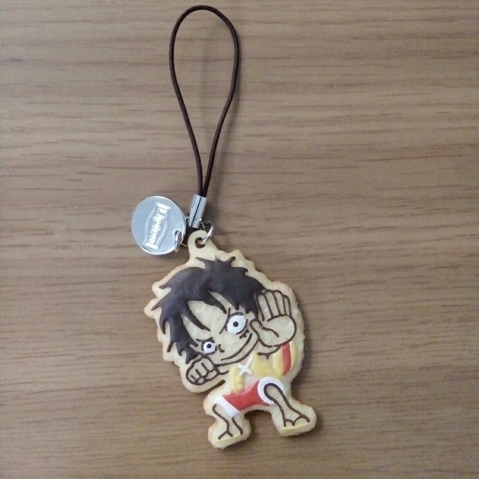 Cookie Mascot Anime One Piece ~ Monkey D Luffy (Gantungan HP)