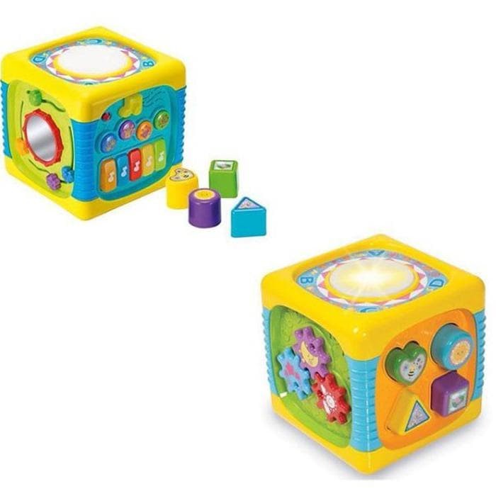 music fun activity cube