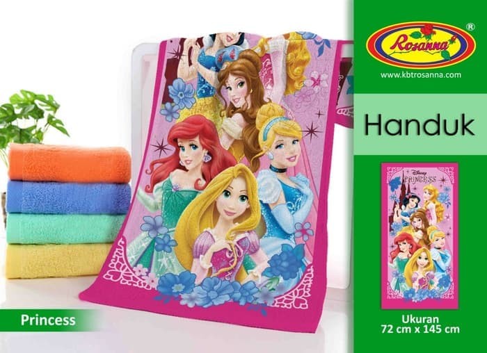 Handuk Rosanna Printing Panel 72x145 - Princess