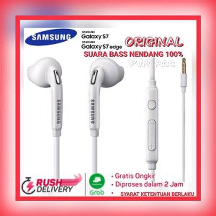 Headset Handsfree Earphone Samsung Galaxy Note 5 S6 S7 Ori Berkualitas