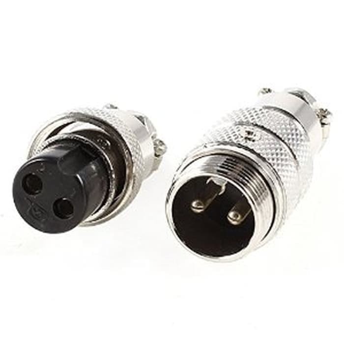 Aviation Connector Plug Set Male /& Female Waterproof Air 2 wire 2 Pin -