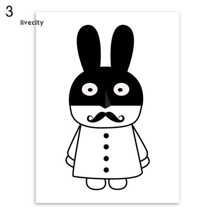 8100 Koleksi Gambar Kartun Hewan Tanpa Warna Gratis