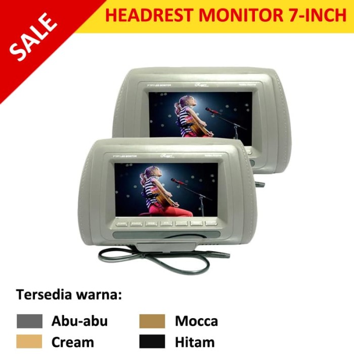 Jual Head Rest Monitor 7 Inch Tv Jok Mobil Monitor Jok Mobil 7 Tft Jakarta Utara Cyber Car Audio Tokopedia