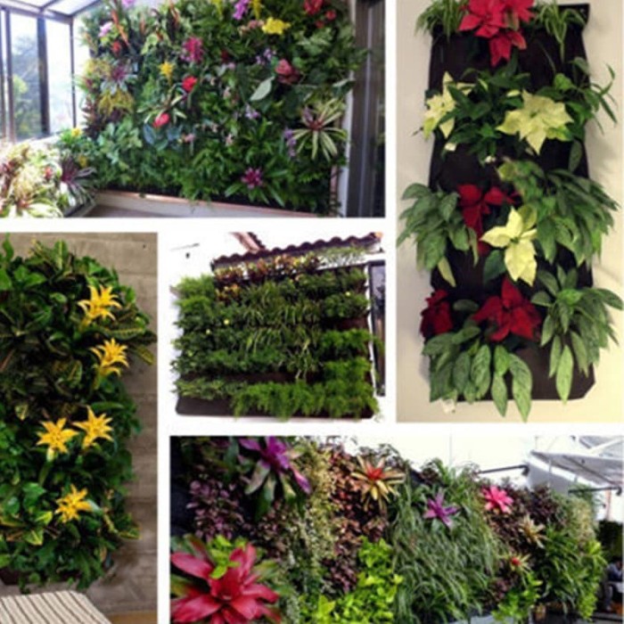 Jual Bayar Di Tempat 18 36 56 Pocket Greening Hanging Wall Garden