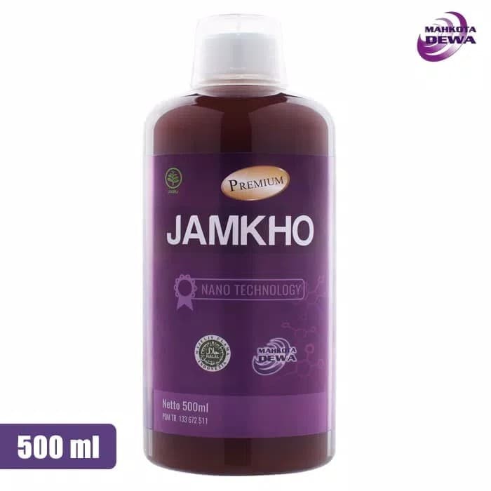 2 BOTOL JAMKHO PREMIUM KEMASAN 500ML OBAT HERBAL MENURUNKAN KOLESTEROL
