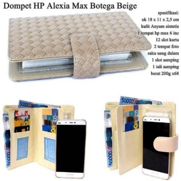 Promo BEST SELLER !!! Dompet hpo alexia max botega / dompet hpo wanita