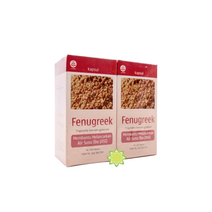 Kapsul Hulbah Fenugreek, Obat Herbal Pelancar ASI, Pembesar Payudara