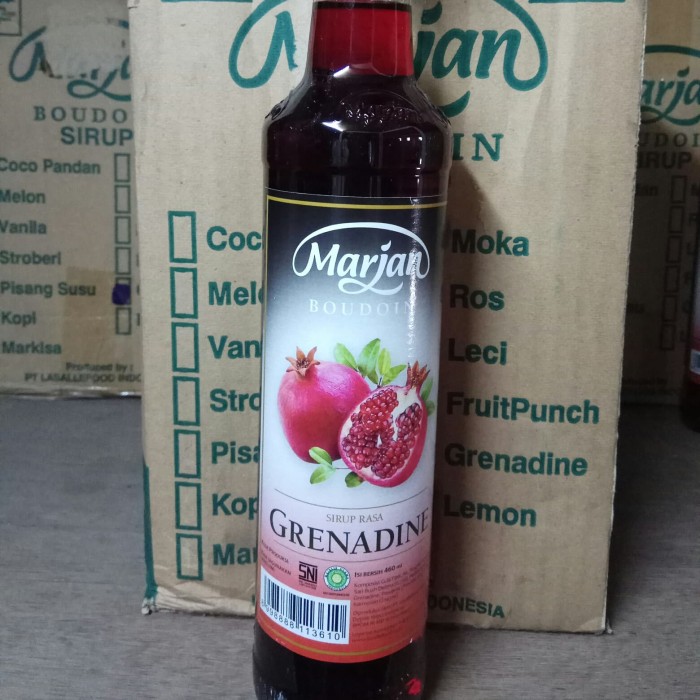 Jual Syrup Marjan Grenadine Kota Bandung Bjafood Online Tokopedia