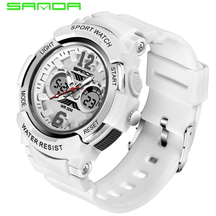 white sport watch women's