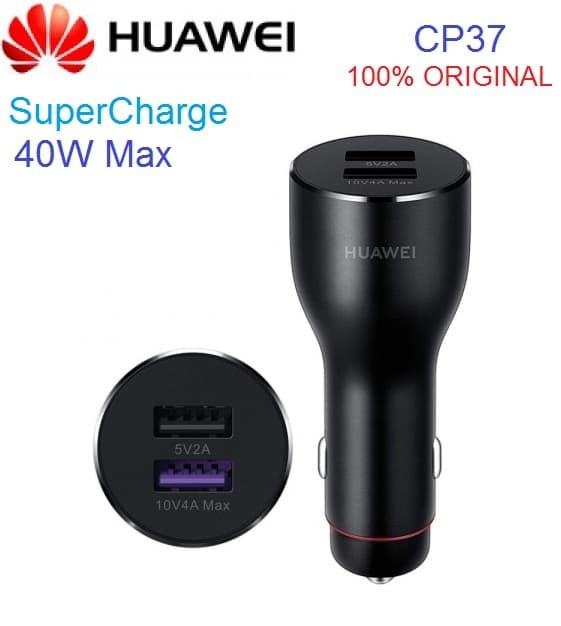 Jual HUAWEI CP37 SuperCharge Car Charger Max 40W Original Jakarta