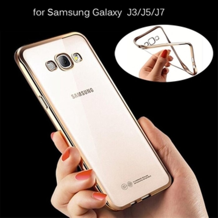 Soft Casing Case Hp Shining Chrome Ultrathin Samsung Galaxy Prime