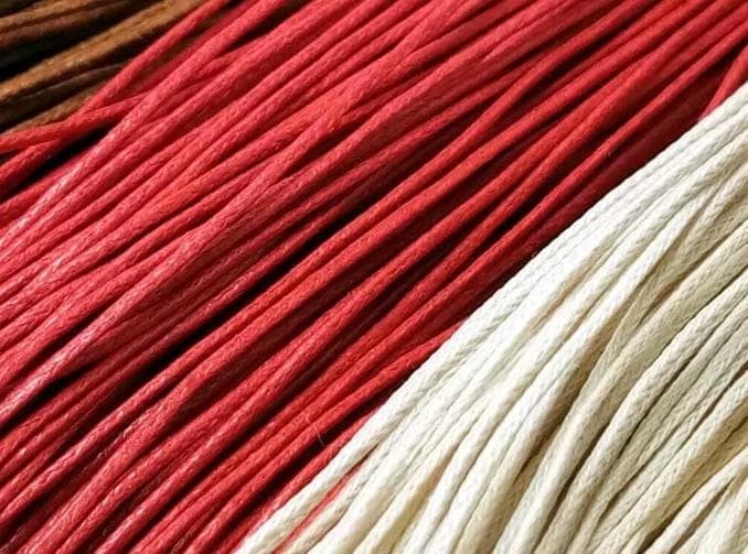 VeE 70 Meter Tali Semi Kulit 1 mm bahan Kerajinan Kalung Gelang