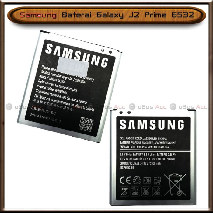 Jual Baterai Samsung Galaxy J2 Prime G532 Original Batre Batrai HP