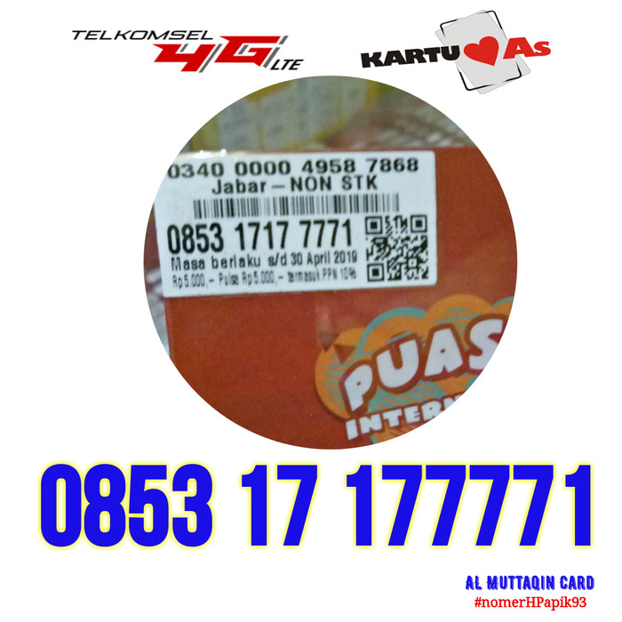 Nomor Cantik Kartu Perdana Telkomsel Kartu AS