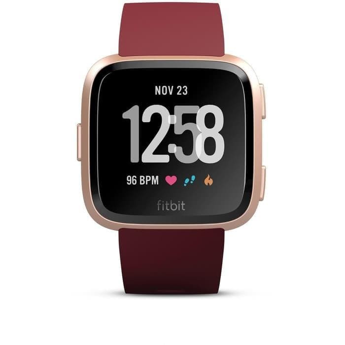 ruby rose gold fitbit versa
