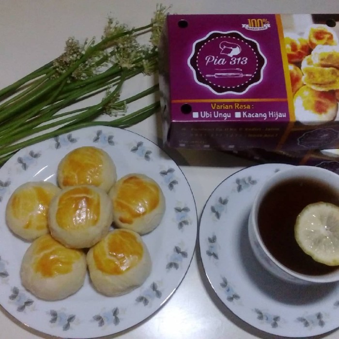 Jual Pia 313 bakpia kering kacang hijau 450gr - Kota ...