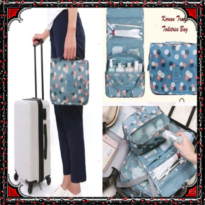 Korean Travel Toiletries Bag (Tas untuk tempat kosmetik)