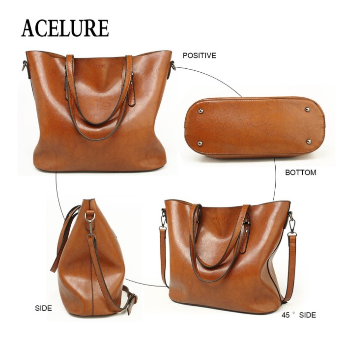 Limited ACELURE Women Shoulder Bag Fashion Women Handbags Oil Wax