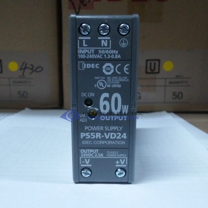 Jual POWER SUPPLY 60 WATT IDEC PS5RVD24 Kota Tangerang Selatan