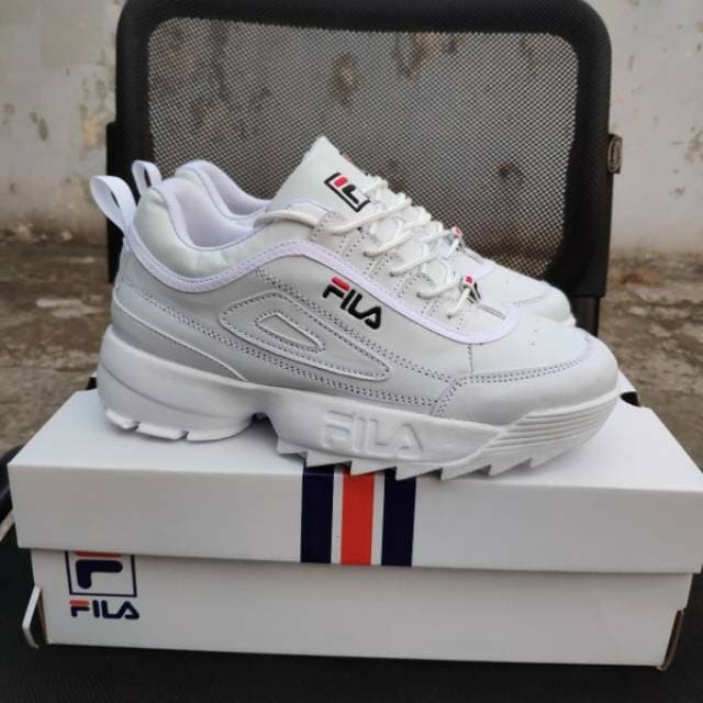 SEPATU FILA DISRUPTOR/SEPATU WANITA KOREA PREMIUM SNEAKERS SPORT ORI - TOSCA