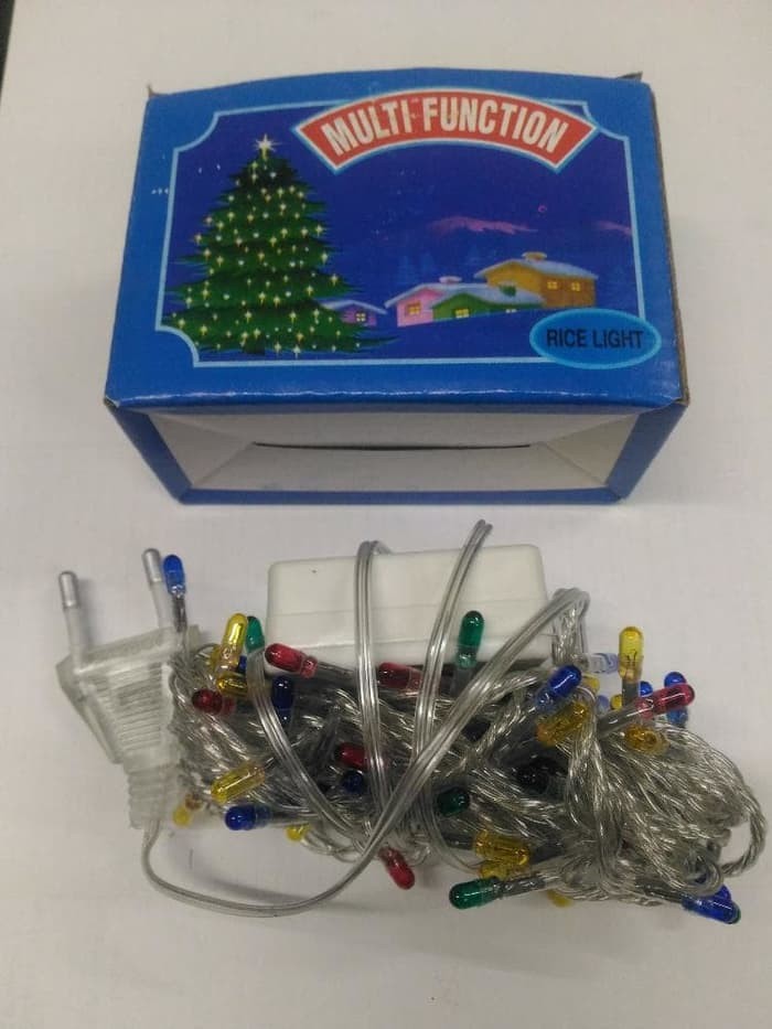 Lampu Hias Natal Tumblr 100 LED 6 Meter Warna Warni