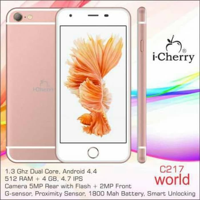 promo diskon Hp I-Cherry C217 New Slim Desain (Model Hp Berkelas