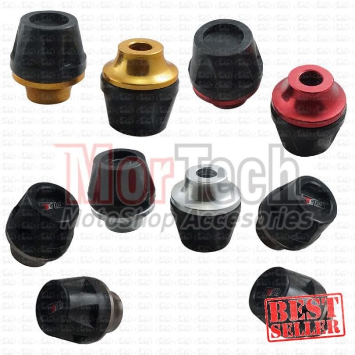 Tutup As Roda Depan Vixion Cover Jalu Bandul New Silver Gold Merah