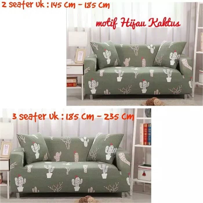 Jual Paket Sarung Sofa Cover 2 Seater 3 Free Bantal Kota Batam Kotafashion1 Tokopedia
