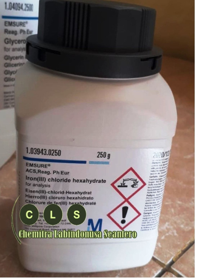 Jual Merck 103943 Iron Iii Chloride Hexahydrate 250 Gr For Analysis Kota Bekasi Chemitra Labindonusa Tokopedia