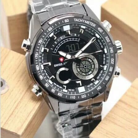 jam tangan pria Swiss Army original