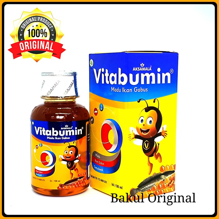 Vitabumin New Kemasan Original | Madu Albumin Ekstrak Ikan Gabus