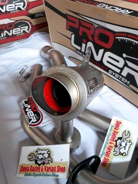 Knalpot PRO Liner Vixion new NVL NVA TR 1 R titan