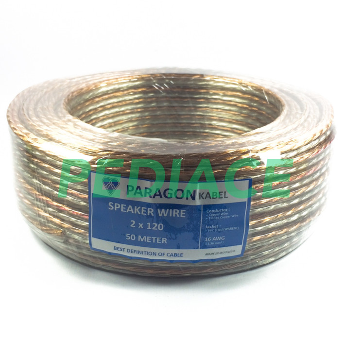 Best Speaker Wire >> Jual Kabel Speaker Wire 2x120 Transparant 16 Awg Paragon Sni 1 Rol 50 Meter Kab Tangerang Pediace Tokopedia Best Speaker Wire >> Jual Kabel Speaker Wire 2x120 Transparant 16 Awg Paragon Sni 1 Rol 50 Meter Kab Tangerang Pediace Tokopedia