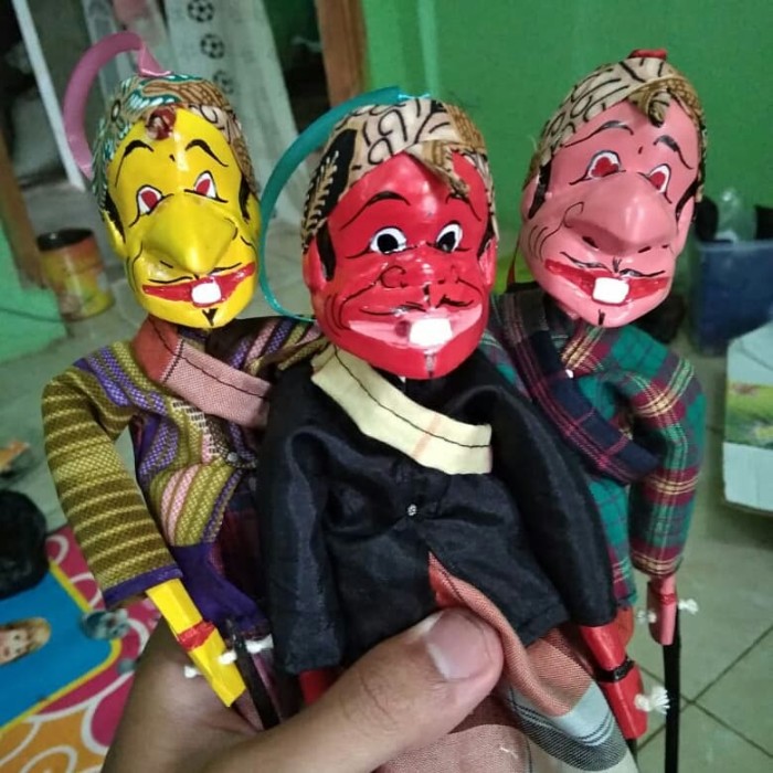 Gambar Sketsa Wayang Golek Cepot Gambar Wayang