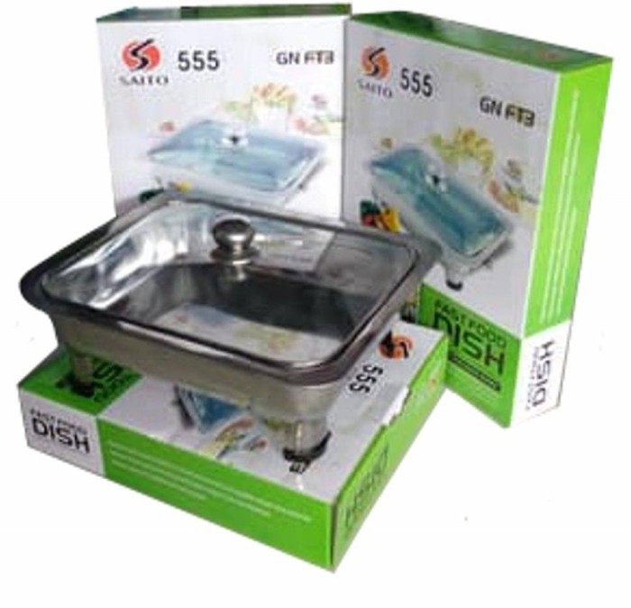 jual Fast Food Dish Tutup Full Kaca / Wadah Prasmanan / Nampan